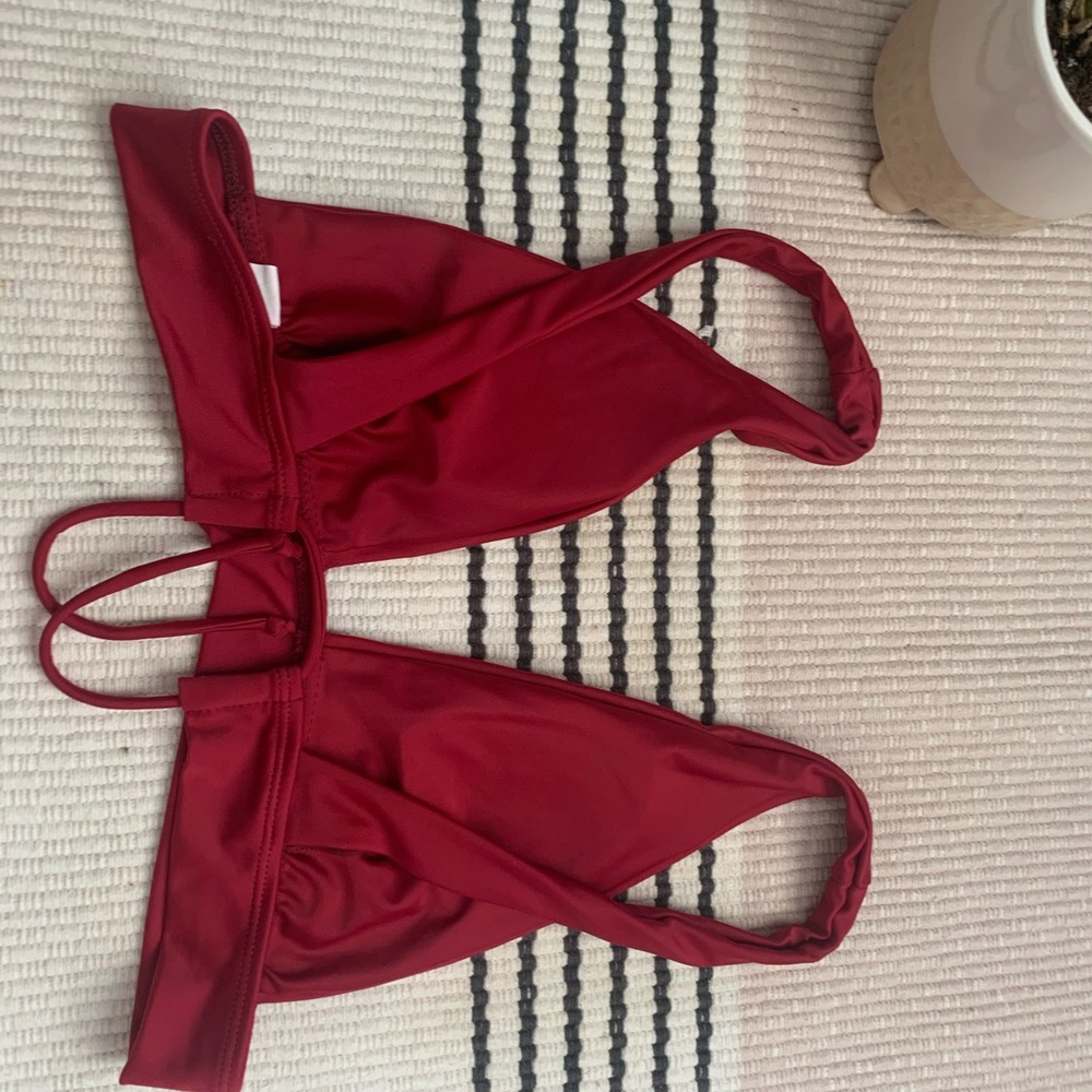 Red Bikini Top - Picture 2 of 3